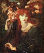 Dante Gabriel Rossetti La Ghirlandata oil painting artist